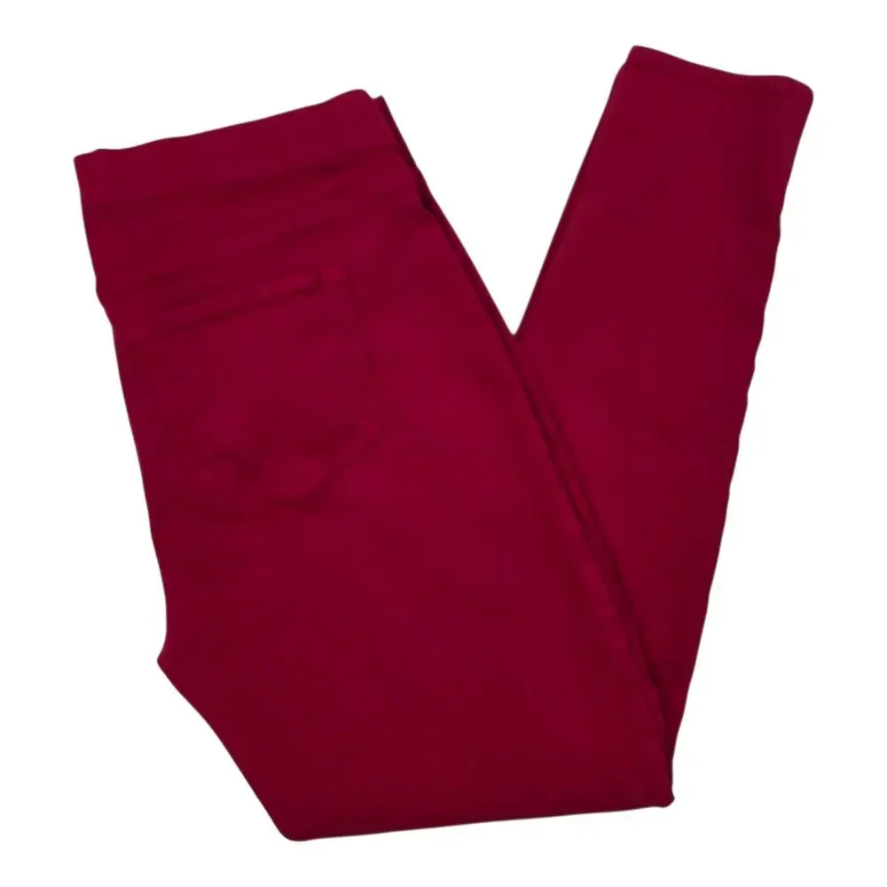 Y2K True Religion Red Skinny Jean Leggings Womens XL Stretch Jeggings - Picture 5 of 9
